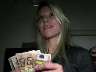 Blonde Is Fucking With A Stranger For Money