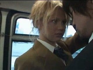 Blonde Schoolgirl Maniac Abuse Japanese Guy In Bus With Handjob