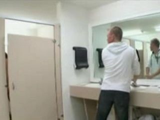 Milf Waitress Busted Fucking Boy In the Restroom