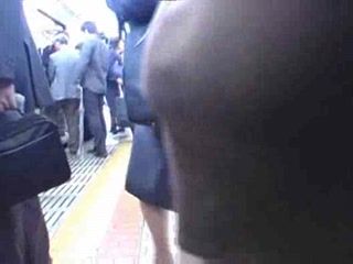 Japanese MILF Groped and Fucked In Subway