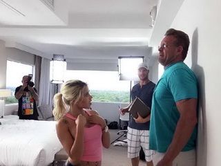 Older Man Fell Into The Cute Blonde Girl Trap