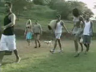 Shemale Picnic Orgy