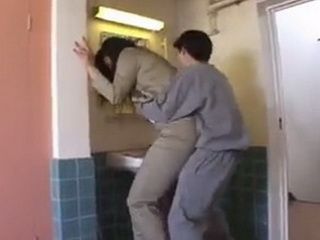 Asian Girl Attacked And Fucked By Some Small Guy in Dirty Public Toillet