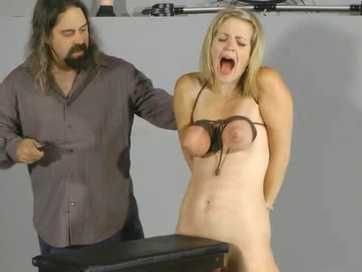 Poor Blonde Girl Gets Tied Up And Tormented