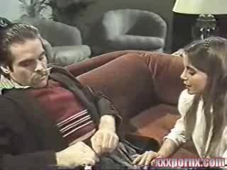 Retro Uncle Spanking Niece Then Fuck Her Anal