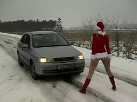 Good Old Santa Sent His Sexy Helper In Town For Christmas Eve To Cheer Up a Guy Who Never Tried Anal Before