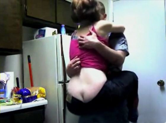 Teen Has A Quickie In The Kitchen