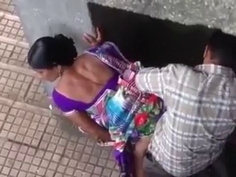 Cheating Indian Wife Busted Fucking In Public and Taped From The Roof