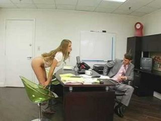 Busty Blonde Secretary Knows What Makes Her Boss Happy