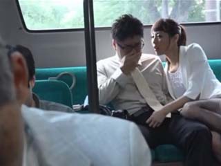 Horny MILF Hirose Nanami Seduced Stranger In Public Bus And Dragged Him Into Her Place To Out Down The Flame In Her Puss