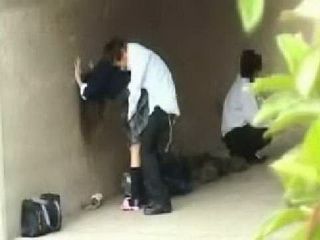 Japanese Teens Sex Under The Bridge