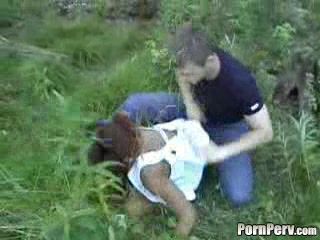 Black Girl  Fucked In Woods By White Guy  Fuck Fantasy