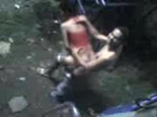 Dad Taping His Son Banging Girlfriend In A Backyard