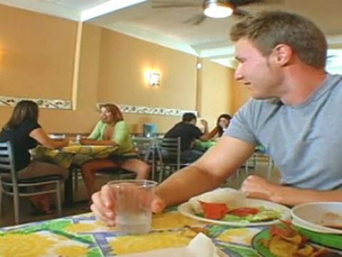 Wide Spread Legs In Crowded Coffee Shop Attract Too Much Attention