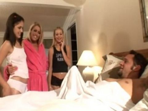 Mother Brought Her Naughty Teen Daughters To Get To Know Better Their New Stepfather