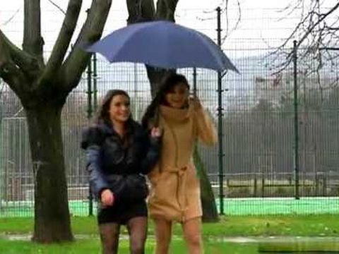 Anal Fucking With Two Sexy Schoolmates on A Rainy Day