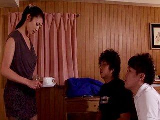 Blackmailed Step Mother Reiko Kobayakawa Gets Fucked by Her Both Step Sons