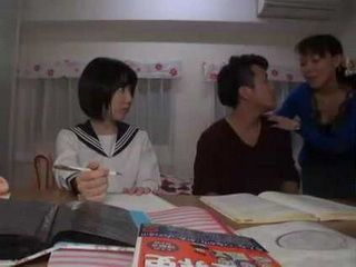 Japanese Teen Jumps On Her Tutor When Mom Left The Room